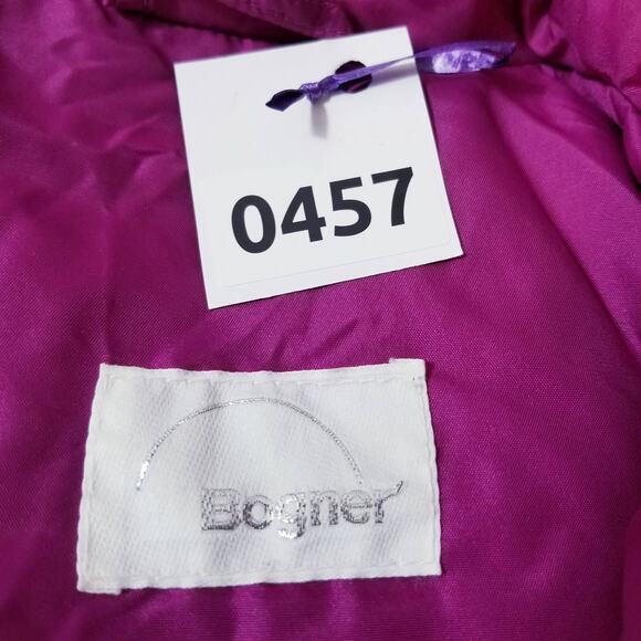 Bogner Fuchsia Goose Down Puffer Ski Winter Jacket - Picture 16 of 16